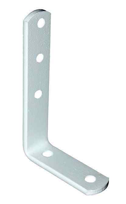 Кронштейн бытовой 60х100х20х4,0 мм белый