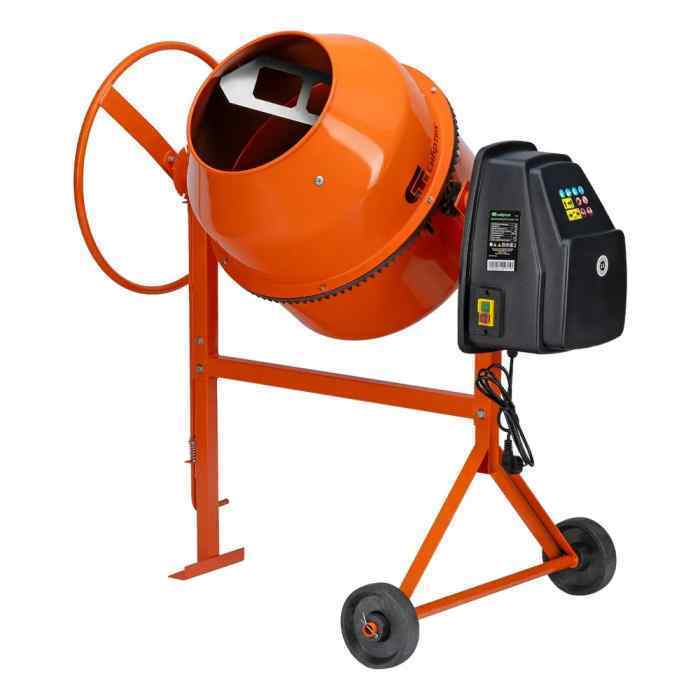 Бетоносмеситель БСН-180 (700 Вт, 180/141 л, 220В, венец-чугун) Сибртех