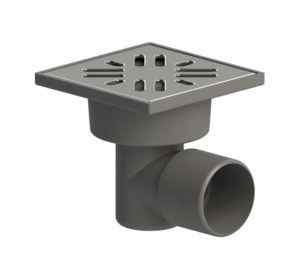 Трап 10х10 горизонт. Ду 50 нерж