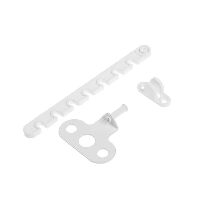 Ограничитель на окна ПВХ пластмассовый белый L- 165 мм (код 10364)