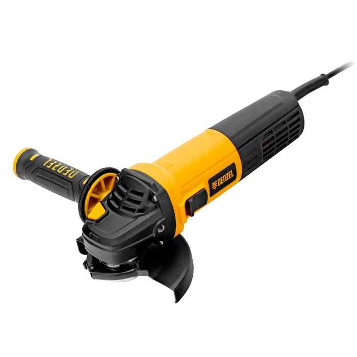 Машина шлифовальная угловая AG125-1500(1500 Вт, 125 мм, 3000-11000 об/мин)// Denzel