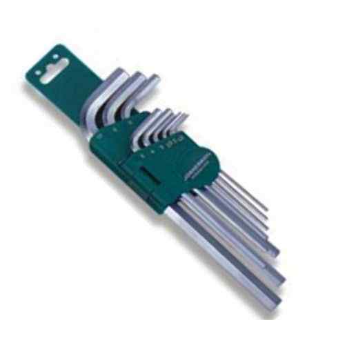 Комплект угловых шестигранников LONG 1,5-10мм 9пр./JONNESWAY 