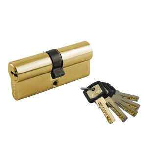 Цилиндровый механизм ЛПУ-90 асимметричный, латунь (50-40) 12690 НОРА-М