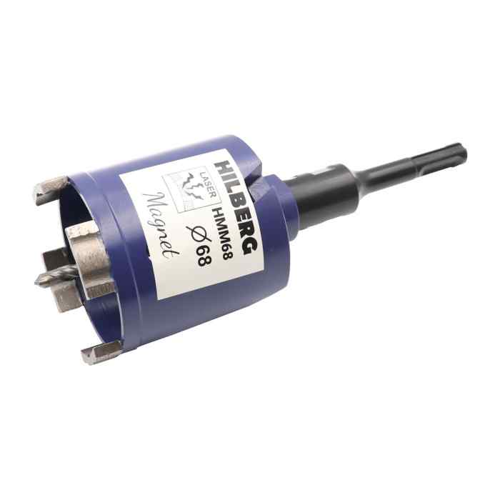 Коронка алмазная по бетону Laser Magnet 68 мм HILBERG