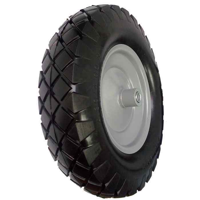 Колесо полиуретановое 4.80/4.00-8, с подшипником 12 мм, для тачки 11110