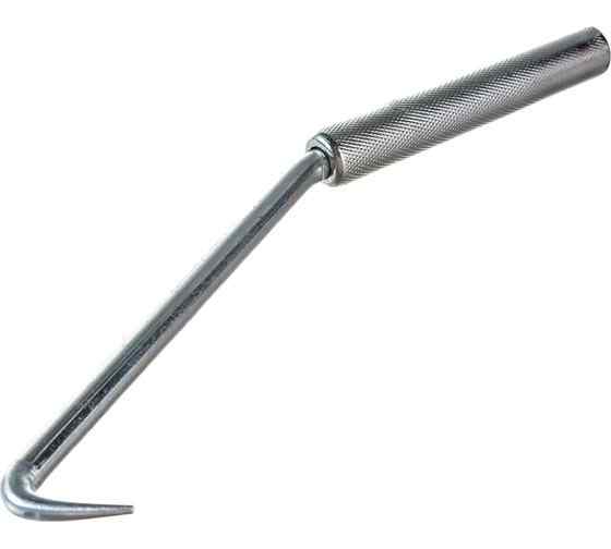 Крюк для вязки арматуры 245 мм оцинкованная рукоятка Сибртех