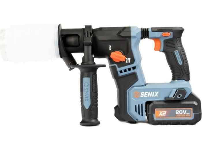 Перфоратор бесщ. аккум. PDRX2-M2-EU(sds+, 20В, 1*4А/ч, 1,2Дж, насад. пылеотвод)SENIX