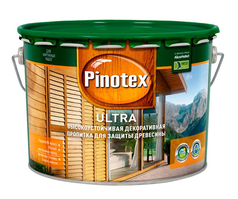 Антисептик для древесины 9л сосна PINOTEX Ultra