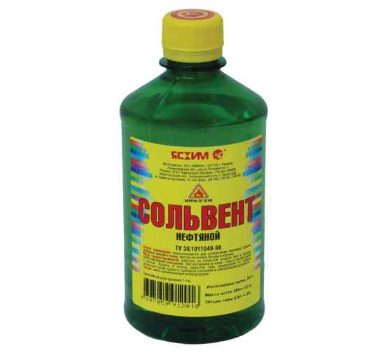 Сольвент 0,5л/0,4кг пластик Новгород