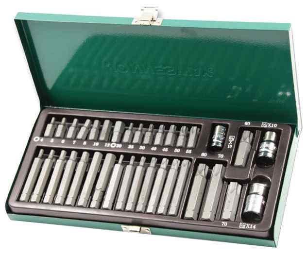 Набор вставок 3/8"-1/2" 4-12мм 35 пр./JONNESWAY