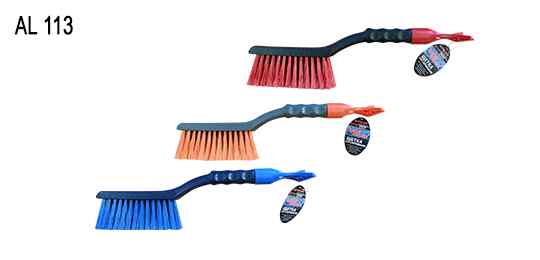 Щетка-сметка д/ снега со скребком, автомобильная 400мм AL-113 / AUTOLUXE