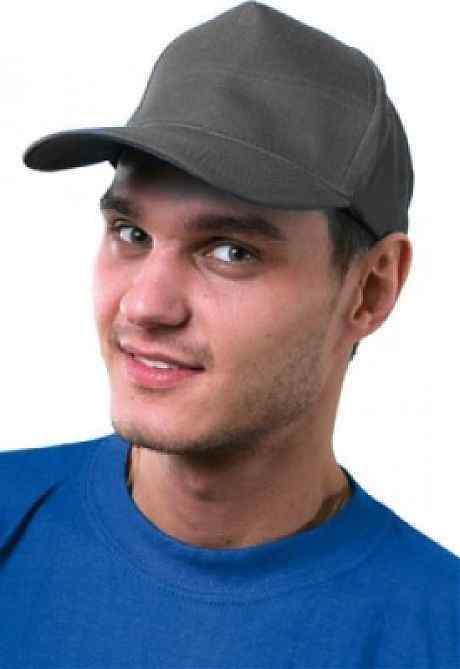 Бейсболка серая