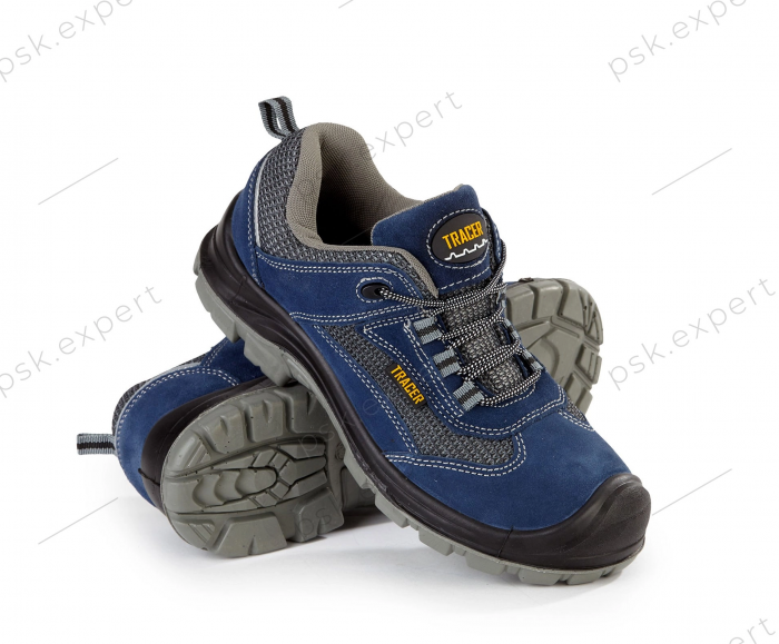 Полуботинки рабочие летние/демисезонные "Трейсер-Актив" с КП цвет синий/серый