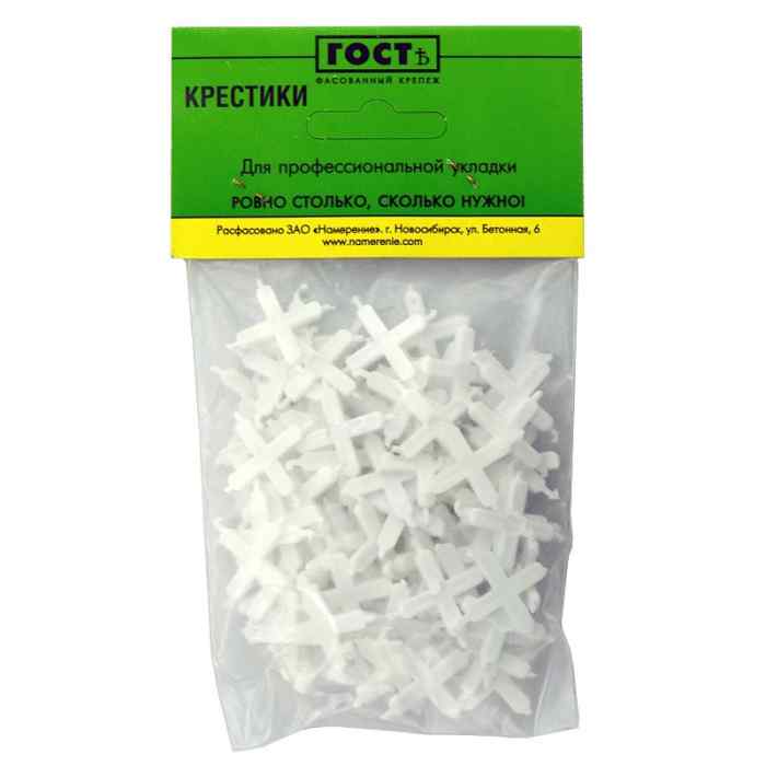 Крестики для кафеля 3мм (150 шт/уп)