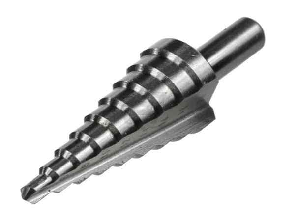 Сверло ступенчатое HSS по металлу , 9 ступеней ( 4-12 мм.)/FIT