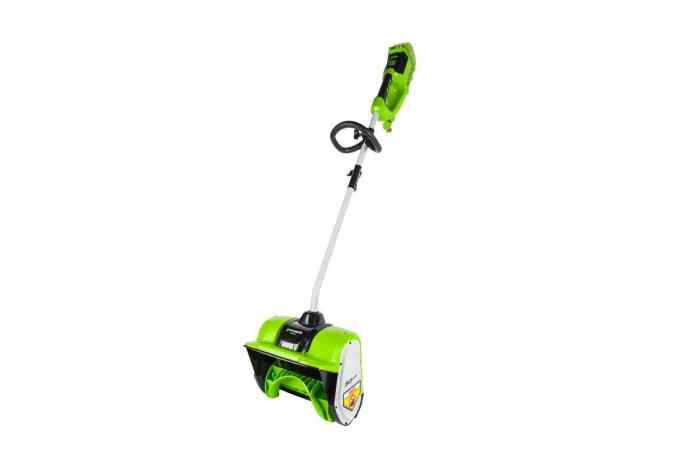 Снегоуборочная лопата GreenWorks GD40SS, 40В б/щеточная, без АКБ и ЗУ /шир,захвата  30см.