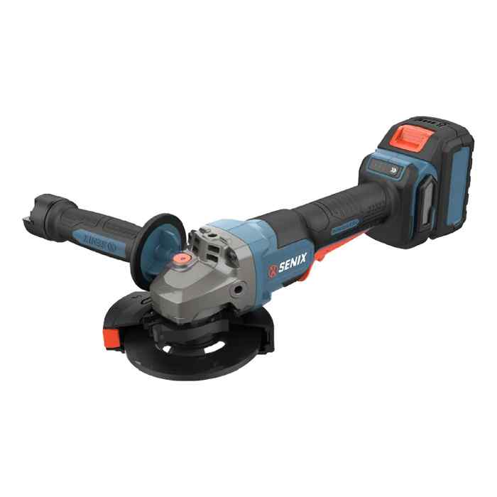 Машина шлиф. угл. PAX2-M2-EU(125 мм, 20В,1*4А/ч 8500об/мин кейс )SENIX