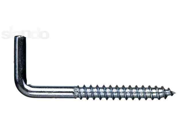 Крюк-шуруп 3,0х30 ZN L-образный