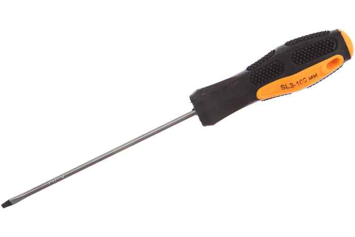 Отвёртка шлицевая SL8, 200 мм Вихрь