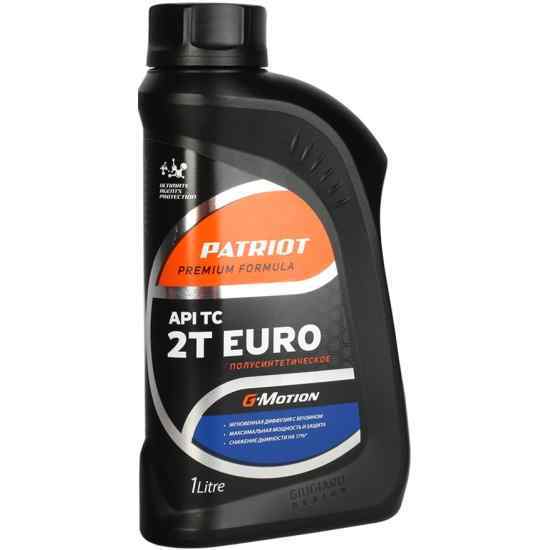Масло полусинтетическое Patriot G-Motion-2T Euro 1л.
