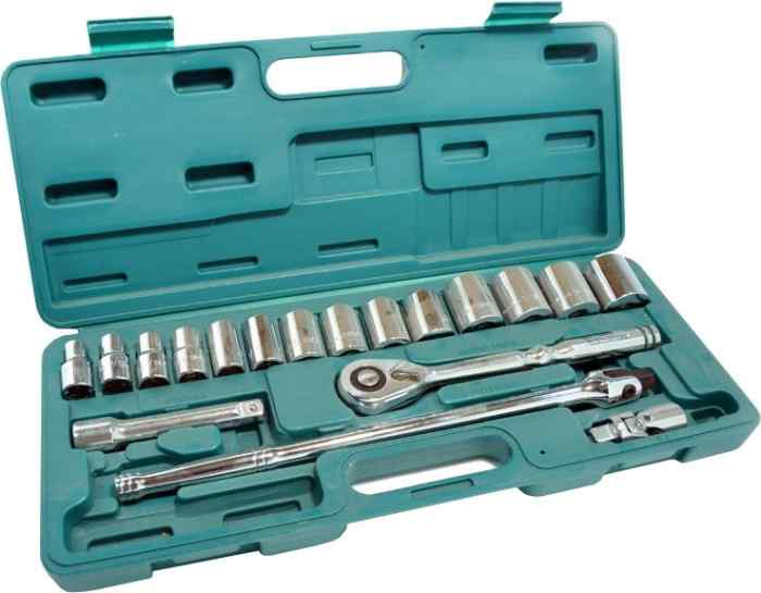 Набор инструмента ( дюймовые головки ) 1/2"DR 3/8"-1-1/4",19 пр /JONNESWAY