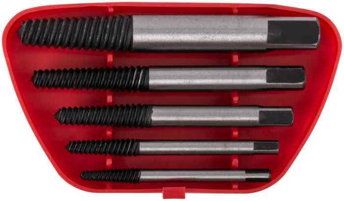 Комплект экстракторов для шурупов усиленные 5 шт. FIT