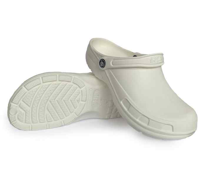 Сабо ЭВА с ремешком цв. белый