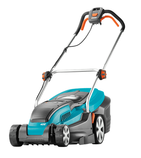 Газонокосилка электрическая "GARDENA" PowerMax 42 E (1,7кВт, 42см, тр-ник 60л, до 800м2)