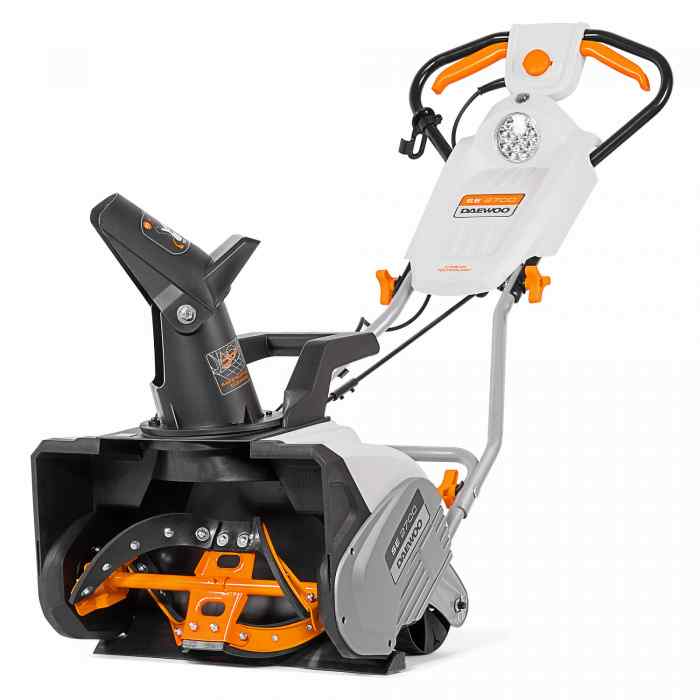 Снегоуборщик электрический SE 2700 DAEWOO, 2600 Вт, ширина 460 мм, скор. вращ. шнека 2500 об/м