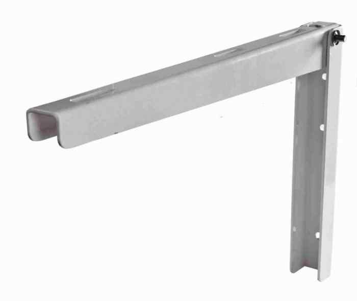 Кронштейн складной  L=280 мм, цвет белый