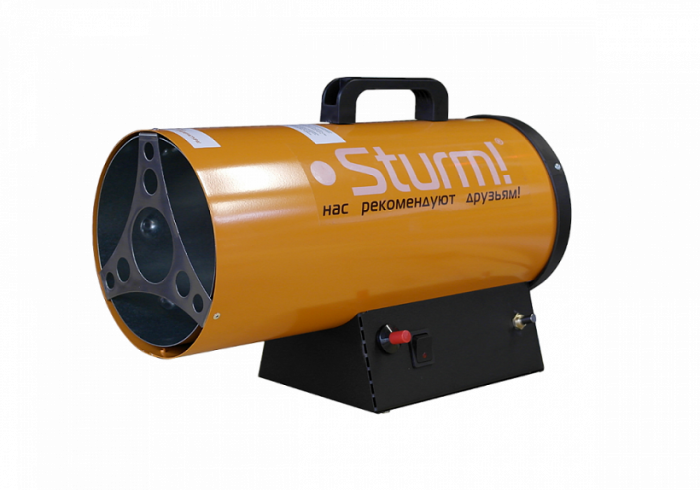 Газовая тепловая пушка Sturm!, 10кВт, 200 м3/час, пропан/бутан, пьезоподжиг GH91101