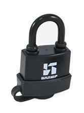 Замок навесной всепогодный ВС1Ч-376П черный 6 ключей АЛЛЮР