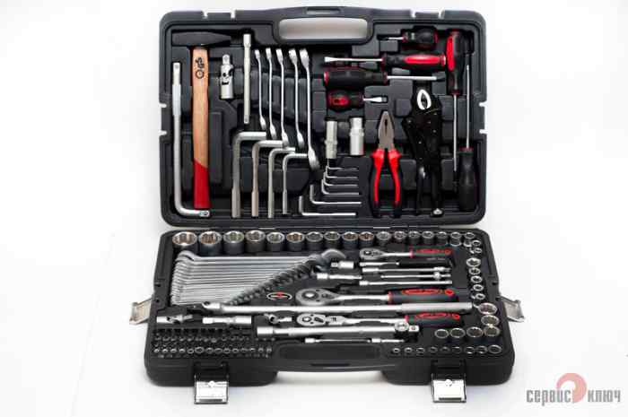 Набор инструмента 142 пр. СЕРВИС КЛЮЧ
