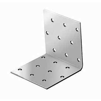 Уголок крепежный 80*100*40*2,0 мм, цинк