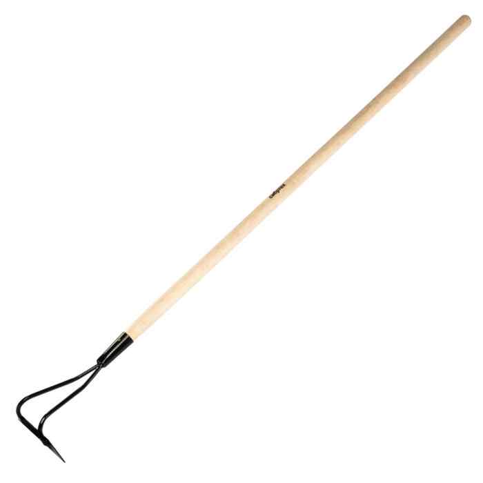 Мотыга стальная, 170х60х1300 мм, деревянный черенок, Россия// Сибртех