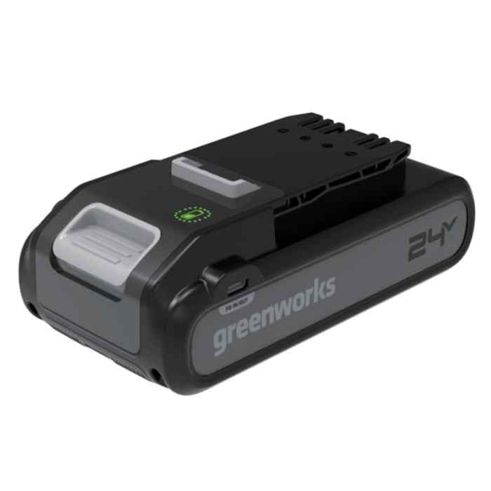 Аккумулятор Greenworks Арт. 2940407, 24V, 4Ач, с двумя USB-C разъемами
