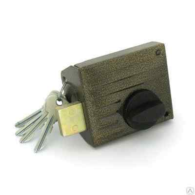 Замок накладной Д-град Зенит ЗН1-2 {1-6} медь (2635)