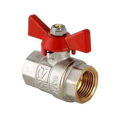 Кран шаровый 3/4" Вн-Вн бабочка VT.217 VALTEC