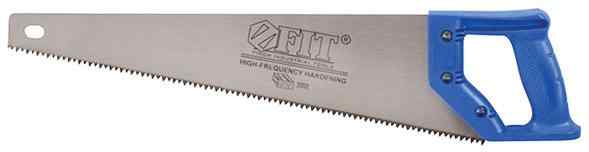 Ножовка по дереву, крупный каленый зуб 5 ТPI , 2Dзаточка,450 мм,ручка пласт.
