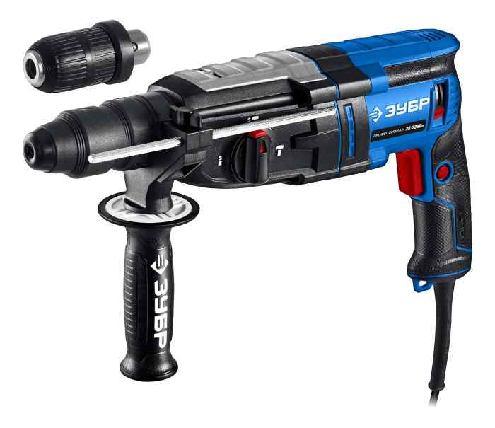 Перфоратор ЗП-2470 ЗУБР(SDS+, патрон БЗП, 3,2 Дж, 900Вт, кейс) Профессионал