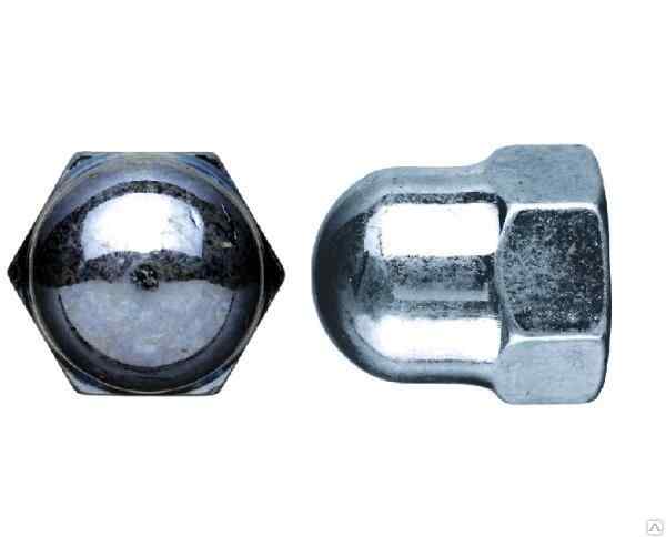 Гайка колпачковая оцинк. DIN 1587 М 10 