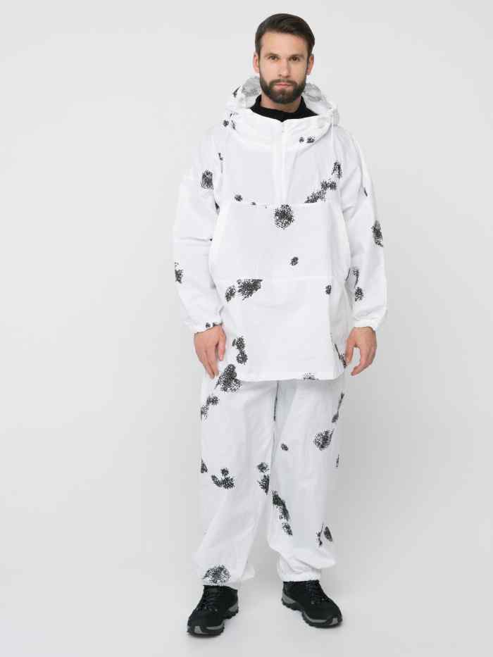 Маскировочный костюм ВЬЮГА (анорак) тк. Таффета цв. Клякса