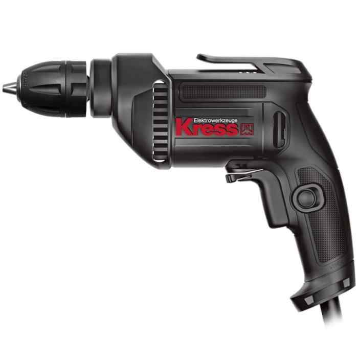 Дрель KRESS, KU110K,  500Вт, 10 мм. Картонная коробка KU110K