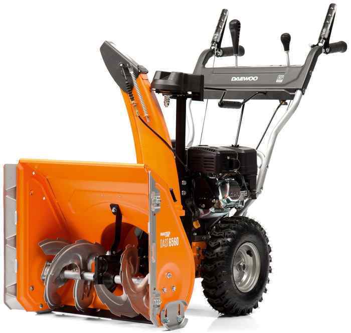 Машина снегоуборочная бензиновая DAEWOO DAST7565 7,5л.с,221см3,4в/1н,LEDфара,элекрозапуск