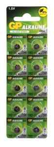 Батарейка GP G03/192A (LR41) (в упаковке 10 шт.) 