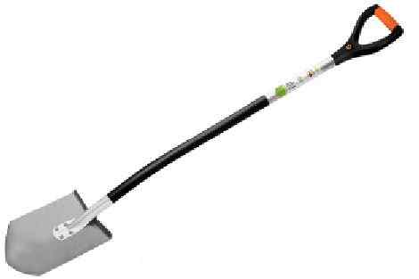 Лопата титановая "Ракета" с алюминиевым черенком 121 см