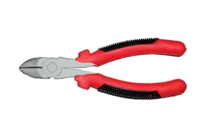 Бокорезы "Стандарт", красно-черные пластиковые ручки, полированная сталь 190 мм FIT