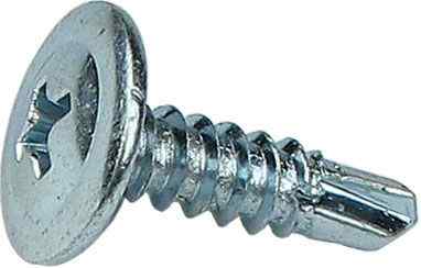 Саморез 4,2х16 полусфера-прессшайба, сверло, цинк - 100шт