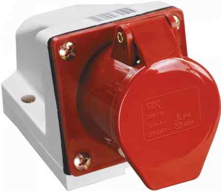 Розетка 115 настенного монтажа 16А 3P+РE+N 380В ИЭК