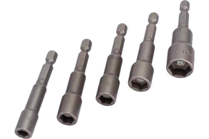 Бита для кровельных саморезов 5 - 13 мм длина 48 мм 9 шт 554401